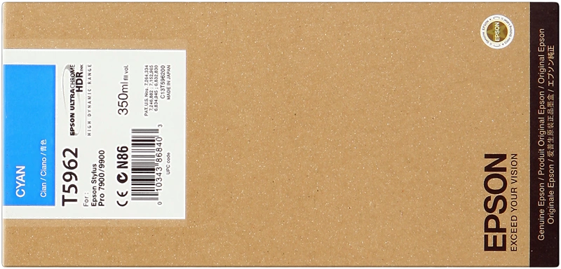 Epson T5962 Cyan Cartouche d'encre (C13T596200)