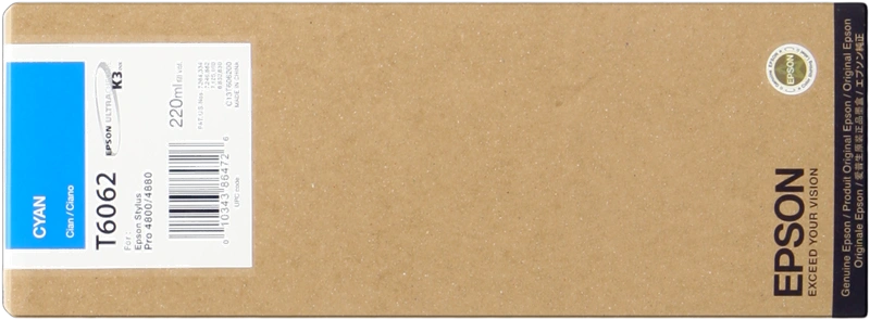 Epson T6062 Cyan Cartouche d'encre (C13T606200)