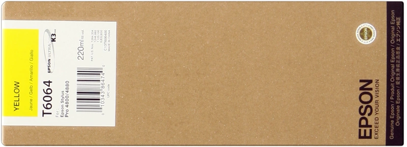 Epson T6064 Jaune Cartouche d'encre (C13T606400)