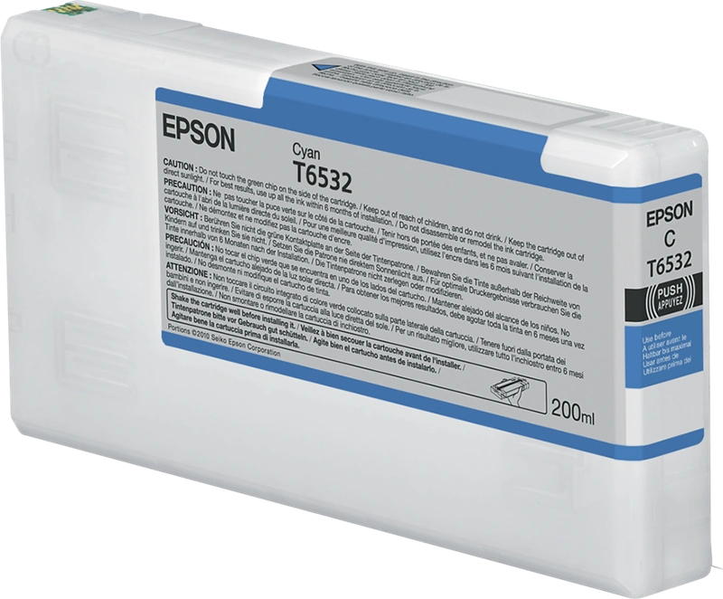 Epson T6532 Cyan Cartouche d'encre (C13T653200)