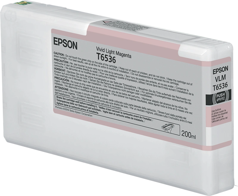 Epson T6536 Magenta (brillant) Cartouche d'encre (C13T653600)