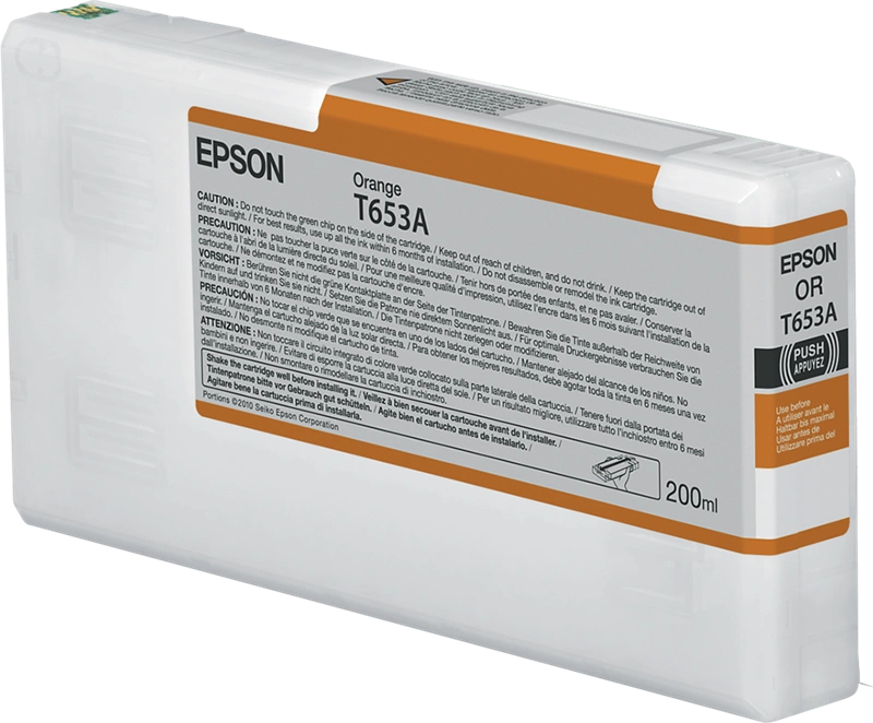Epson T653A Orange Cartouche d'encre (C13T653A00)