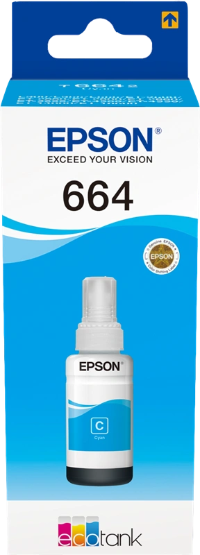 Epson 664 Cyan Cartouche d'encre (C13T664240)