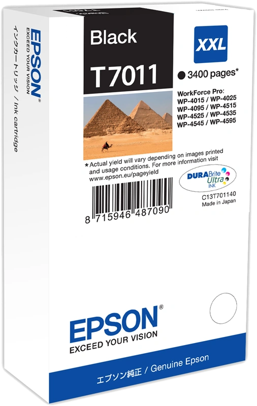 Epson T7011 XXL Noir(e) Cartouche d'encre (C13T70114010)