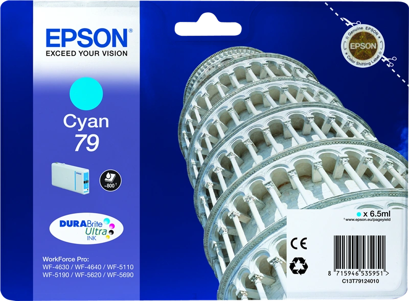 Epson 79 Cyan Cartouche d'encre (C13T79124010)