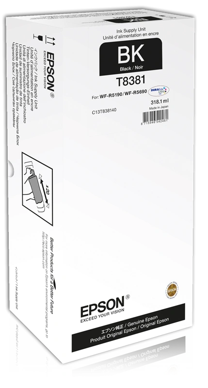 Epson T8381 Noir(e) Cartouche d'encre (C13T838140)