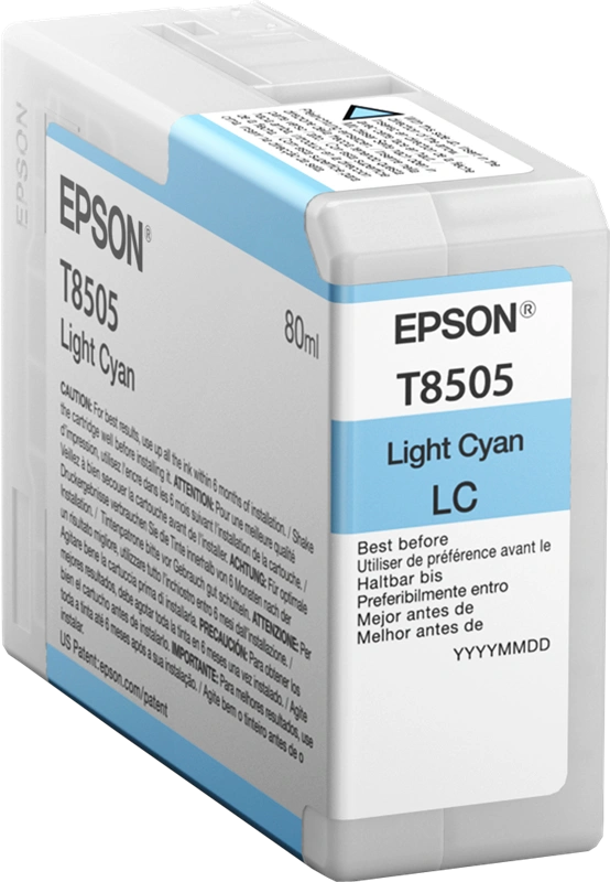 Epson T8505 Cyan (brillant) Cartouche d'encre (C13T850500)