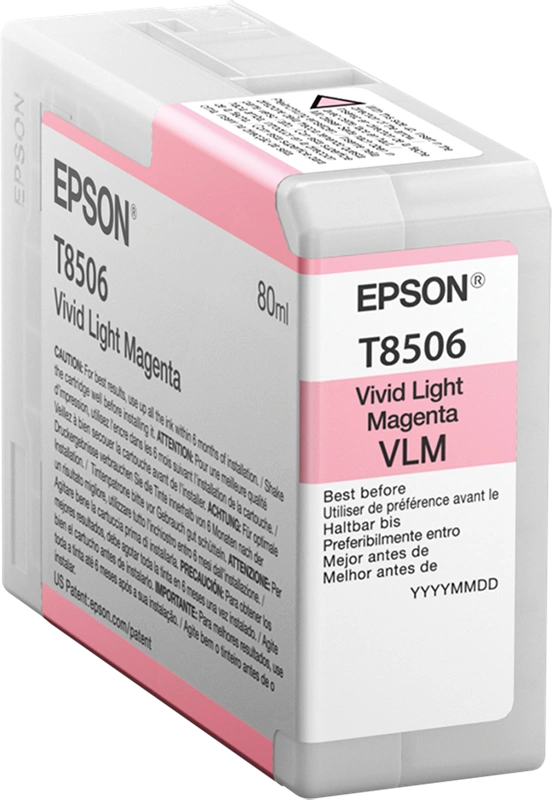 Epson T8506 Magenta (brillant) Cartouche d'encre (C13T85060N)