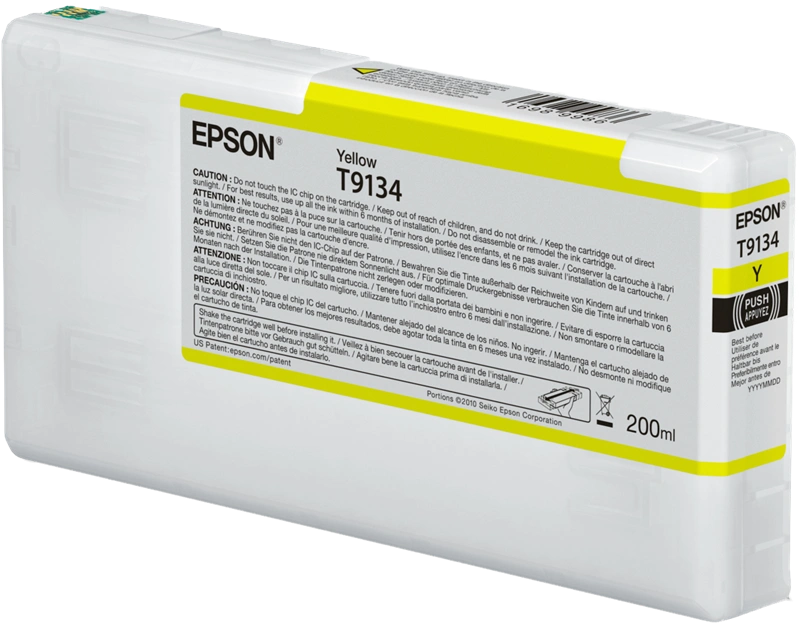Epson T9134 Jaune Cartouche d'encre (C13T913400)