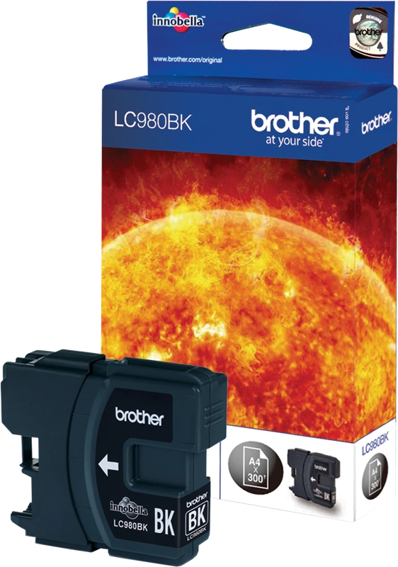 Brother LC980BK Noir(e) Cartouche d'encre
