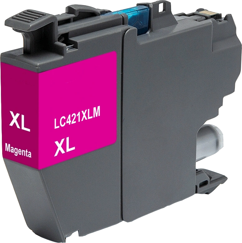 Compatible avec Brother LC421XLM Magenta Agfa Photo APB421XLM Magenta Cartouche d'encre