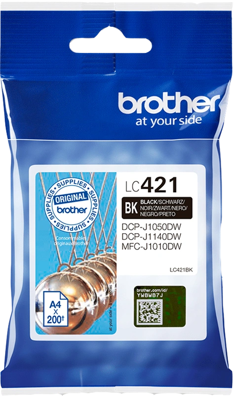 Brother LC421BK Noir(e) Cartouche d'encre