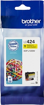 Brother LC424Y Jaune Cartouche d'encre