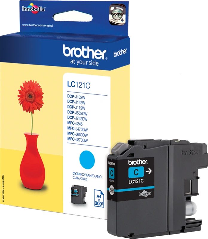 Brother LC121C Cyan Cartouche d'encre
