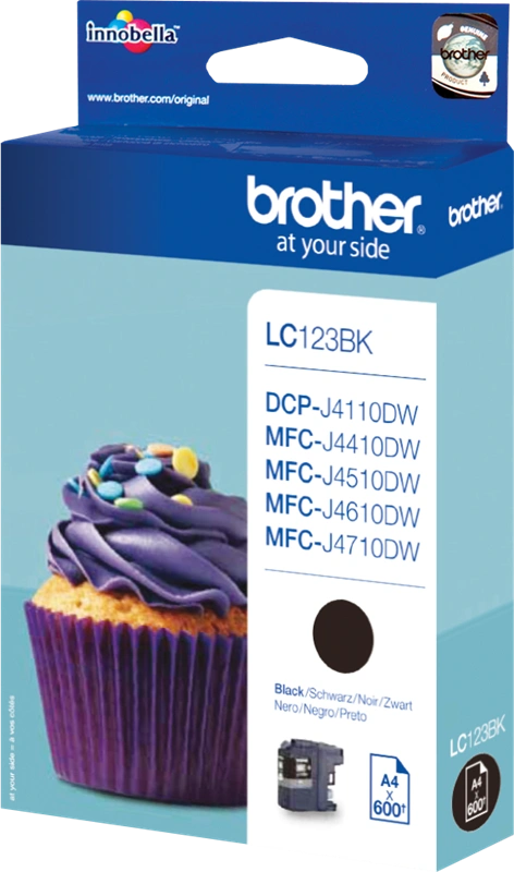 Brother LC123BK Noir(e) Cartouche d'encre