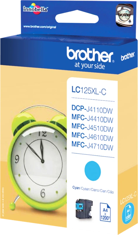 Brother LC125XLC Cyan Cartouche d'encre
