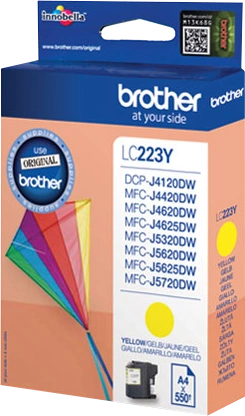 Brother LC223Y Jaune Cartouche d'encre