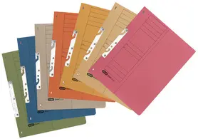 ELBA Chemise à crochets, en carton, chamois