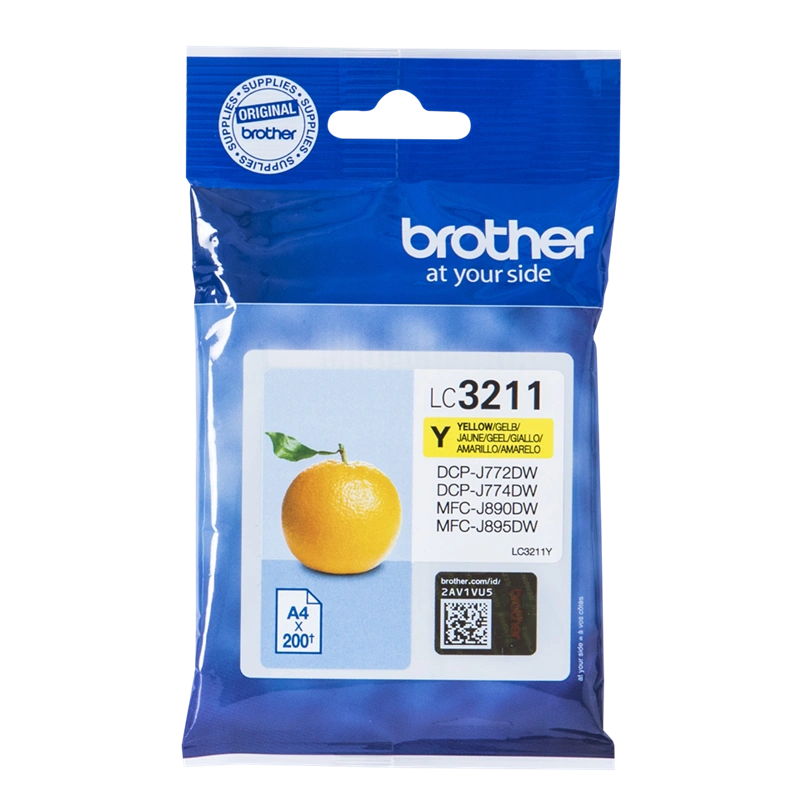 Brother LC3211Y Jaune Cartouche d'encre