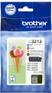 Brother LC-3213 Multipack Noir(e) / Cyan / Magenta / Jaune (LC3213VALDR)