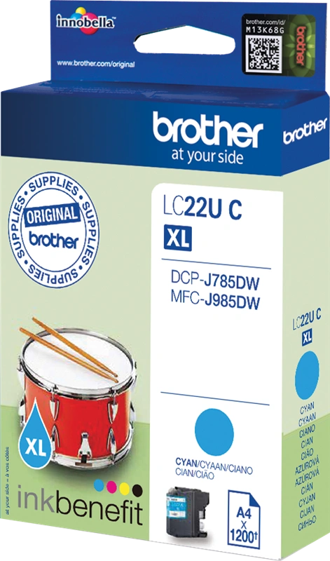 Brother LC22UC Cyan Cartouche d'encre