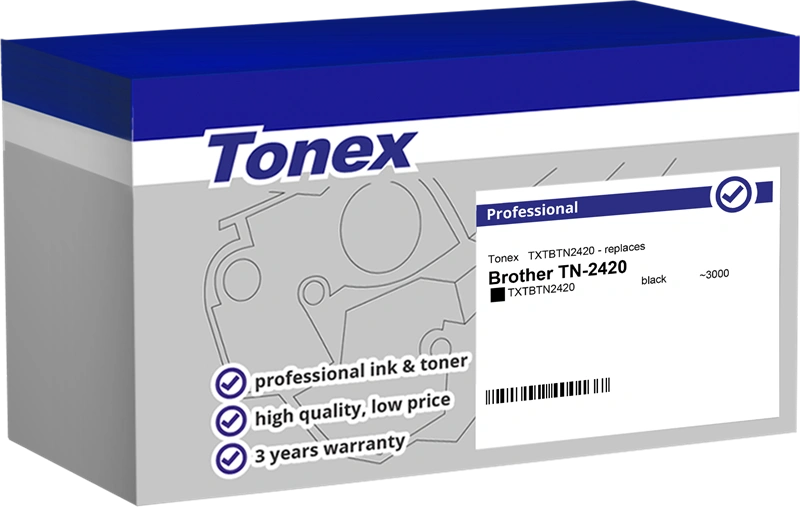 Compatible avec Brother TN-2420 Tonex TXTBTN2420 Noir(e) Toner ()