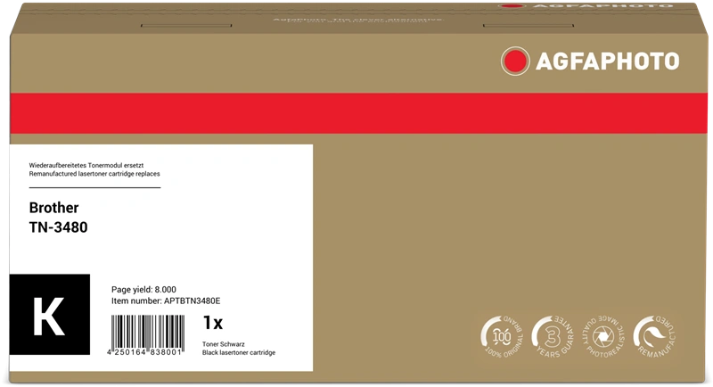Agfa Photo APTBTN3480E Noir(e) Toner