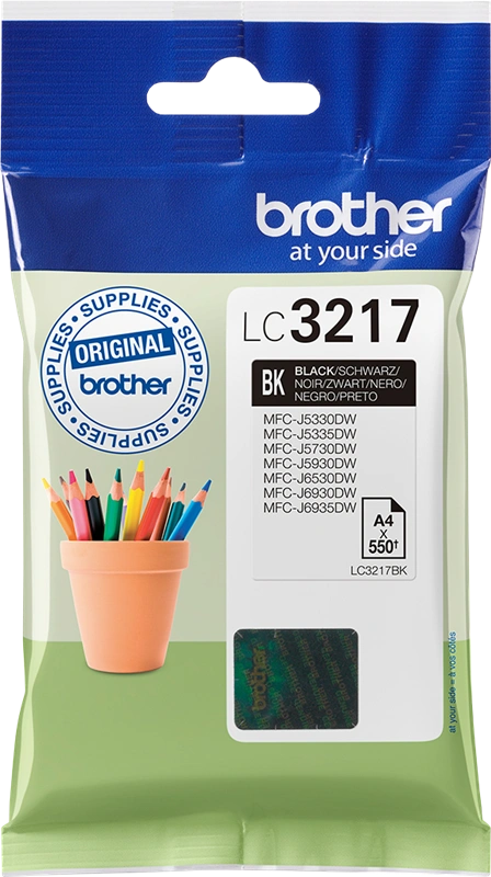Brother LC3217BK Noir(e) Cartouche d'encre
