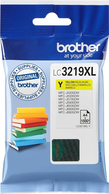 Brother LC3219XLY Jaune Cartouche d'encre