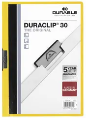 DURABLE Chemise à clip DURACLIP ORIGINAL 30, A4, jaune