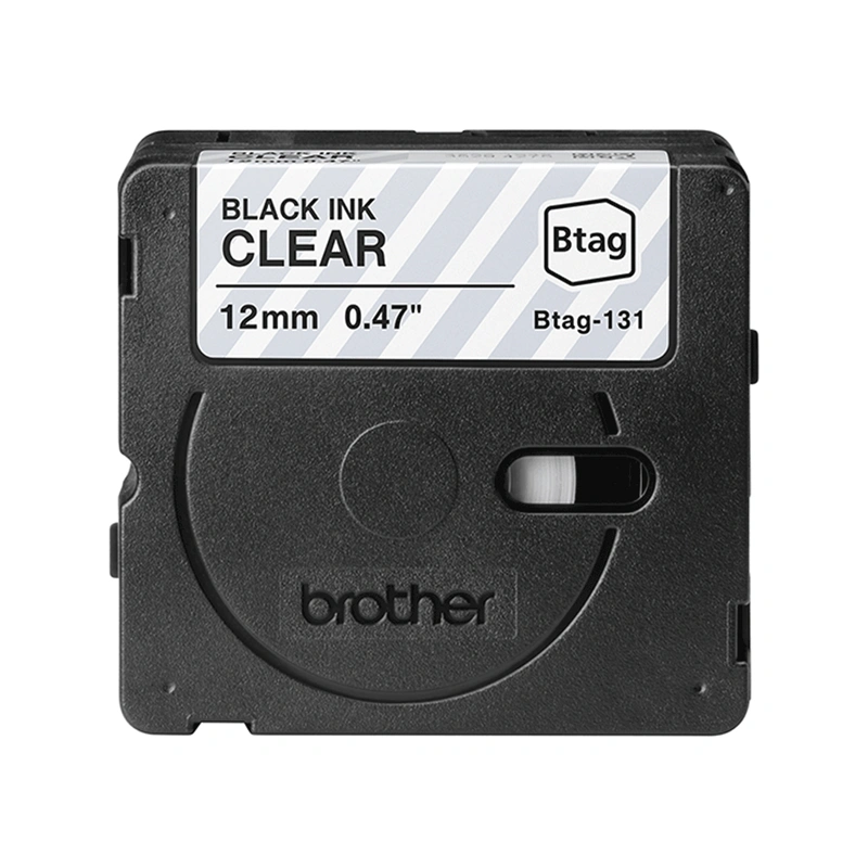 Brother Btag-131 Ruban Noir sur incolore
