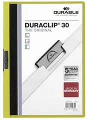 DURABLE Chemise à clip DURACLIP ORIGINAL 30, A4, vert