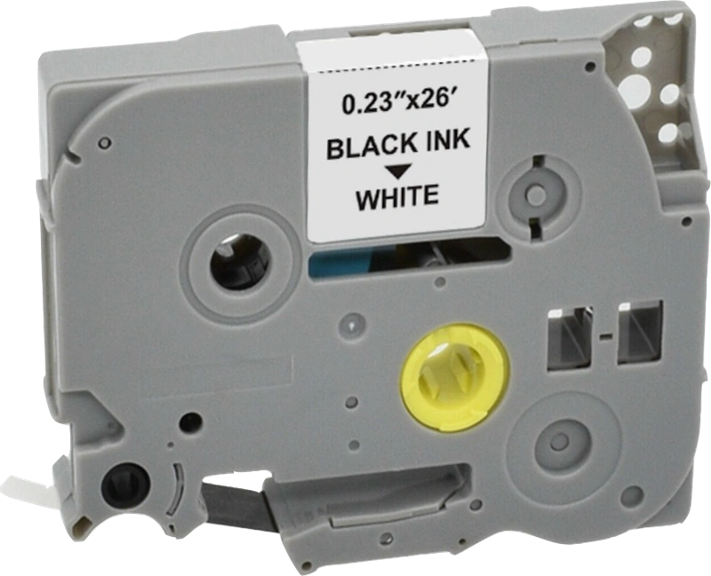 Compatible avec Brother TZe-211 Agfa Photo APRTZE211 Ruban Noir sur blanc