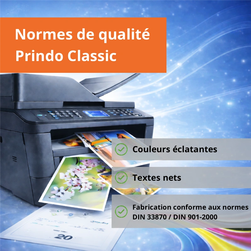 Prindo Classic Jaune Cartouche d'encre