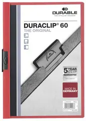 DURABLE Chemise à clip DURACLIP ORIGINAL 60, A4, rouge