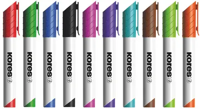 Kores Marqueur pour tableau blanc "K MARKER", rouge