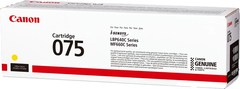 Canon 075 y Jaune Toner (6362C002)