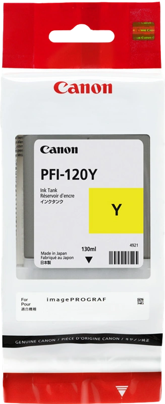 Canon PFI-120y Jaune Cartouche d'encre (2888C001)