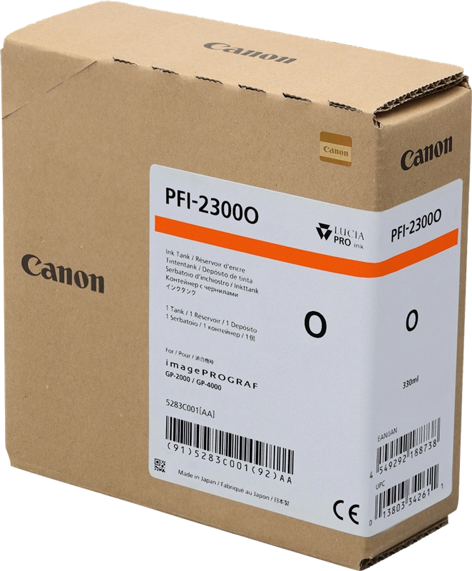 Canon PFI-2300o Orange Cartouche d'encre (5283C001)
