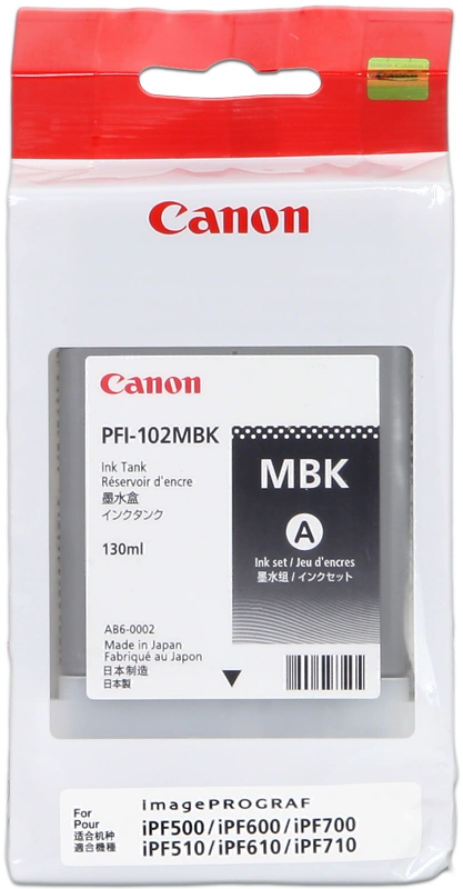 Canon PFI-102mbk Noir (Matt) Cartouche d'encre (0894B001)