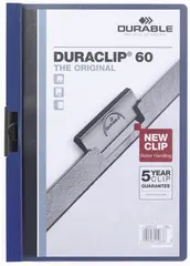 DURABLE Chemise à clip DURACLIP ORIGINAL 60, A4, bleu foncé