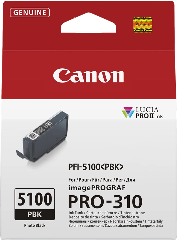 Canon PFI-5100pbk Noir (photo) Cartouche d'encre (6952C001)