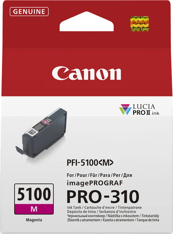 Canon PFI-5100m Magenta Cartouche d'encre (6954C001)