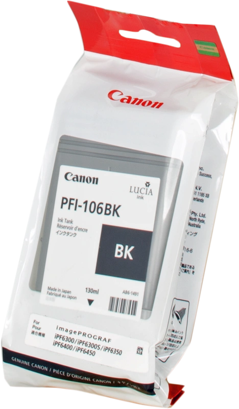 Canon PFI-106bk Noir(e) Cartouche d'encre (6621B001)