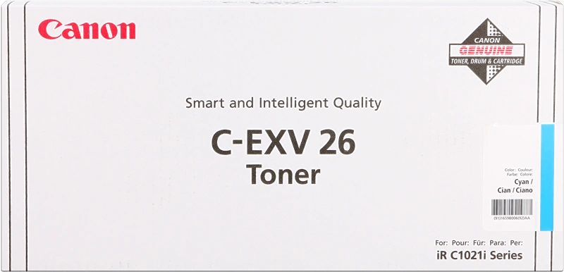 Canon C-EXV26c Cyan Toner (1659B006)