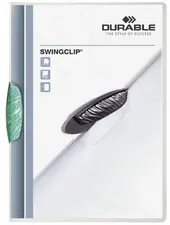 DURABLE Chemise à clip SWINGCLIP, format A4, clip pétrole