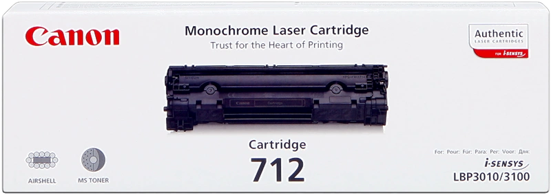 Canon 712 Noir(e) Toner (1870B002)
