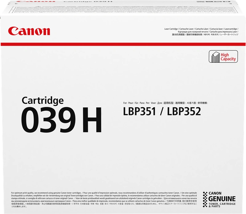 Canon 039h Noir(e) Toner (0288C001)