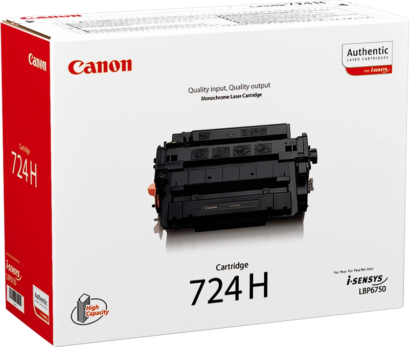 Canon 724h Noir(e) Toner (3482B002)