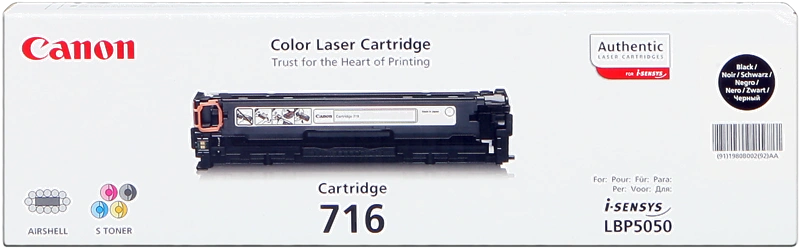 Canon 716bk Noir(e) Toner (1980B002)